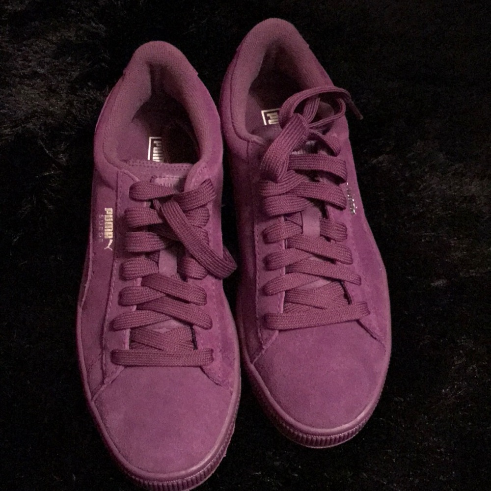 Suede shoes